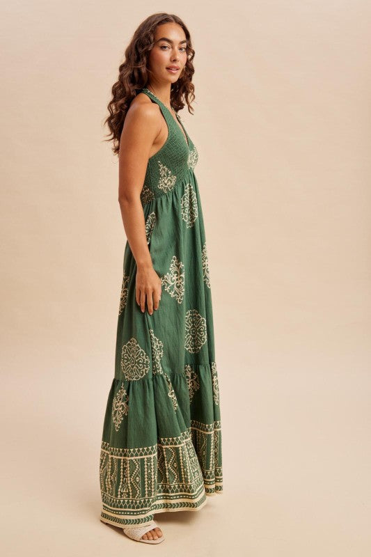 Forest Green Princess Dress