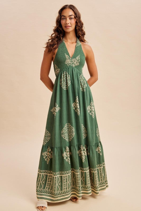 Forest Green Princess Dress